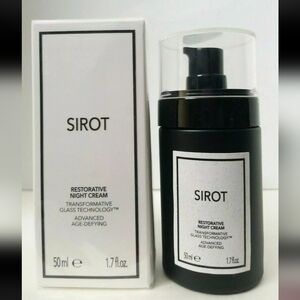 NIB SIROT RESTORATIVE NIGHT CREAM GLASS TECHNOLOGY ADVANCED AGE-DEFYING 1.7oz